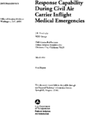 Response Capability during Civil Air Carrier Inflight Medical Emergencies