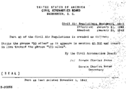 Part 40 Amendment 401 Part 40 Of The Civil Air Regulations Is Amended As Follows