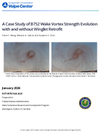 A Case Study of B752 Wake Vortex Strength Evolution With and Without Winglet Retrofit