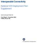 Interoperable Connectivity  National V2X Deployment Plan Supplement