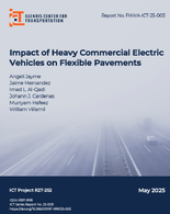 Impact of Heavy Commercial Electric Vehicles on Flexible Pavements