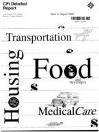 CPI Detailed Report Data for August 1998