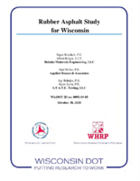 Rubber Asphalt Study for Wisconsin