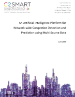 An Artificial Intelligence Platform for Networkwide Congestion Detection and Prediction Using MultiSource Data