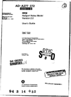 HNM heliport noise model  version 22 users guide