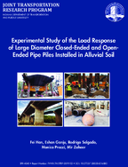 Experimental Study of the Load Response of Large Diameter ClosedEnded and OpenEnded Pipe Piles Installed in Alluvial Soil