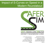 Impact of SCurves on Speed in a Modern Roundabout