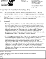 Safety Standards for the Design and Operation of a Marine Vapor Control System VCS at Tank Barge Cleaning Facilities