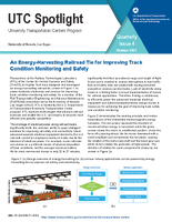An EnergyHarvesting Railroad Tie for Improving TrackCondition Monitoring and Safety