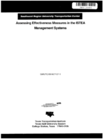 Assessing effectiveness measures in the ISTEA management systems