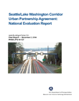 SeattleLake Washington corridor urban partnership agreement  national evaluation report