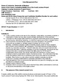 Evaluating Wildlife Use of the South Jackson Project Highway Crossing Structures Project Phase I Data Management Plan