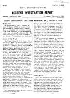 Investigation of Aircraft Accident COASTAL CARGO COMPANY NEAR BRANDYWINE MARYLAND 19490106