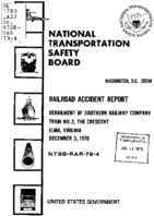 Interstate Commerce Commision Report of the Accident  Investigation Occuring on the SOUTHERN RAILWAY COMPANY ELMA VA