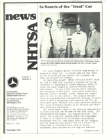 NHTSA News November 1975 Vol 1 No  8