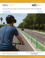 Assessing Perceived Safety of Non Motorized Travel with Virtual Reality