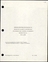 Remarks Prepared for Delivery by Secretary of Transportation Elizabeth Hanford Dole to the Los Angeles Area Chamber of Commerce