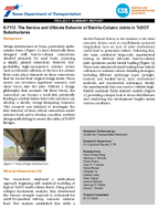 The Service and Ultimate Behavior of BenttoColumn Joints in TxDOT Substructures Project Summary
