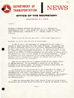 Excerpts of Remarks Prepared for Delivery by US Secretary of Transportation John A Volpe Before the Council of Lake Erie Ports