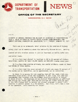 Excerpts of Remarks Prepared for Delivery by Secretary of Transportation John A Volpe to Forum on Traffic Safety Alcohol Countermeasures for Womens National Organization