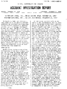 Investigation of Aircraft Accident AMERICAN AIRLINES GALLUP NEW MEXICO 19471111