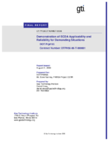Demonstration of ECDA Applicability and Reliability for Demanding Situations