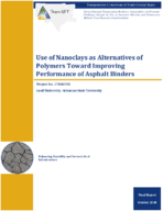 Use of Nanoclays As Alternatives of Polymers Toward Improving Performance of Asphalt Binders