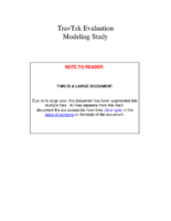 Travtek Evaluation Modeling Study