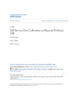 Self Service Fare Collection on Buses in Portland OR