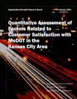 Quantitative Assessment of Factors Related to Customer Satisfaction with MoDOT in the Kansas City Area
