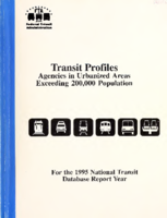 Transit Profiles Agencies in Urbanized Areas Exceeding 200000 Population  For the 1995 Section 15 Report Year
