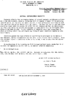 Part 24 Amendment 243 Annual Experience Reports