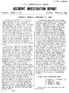 Investigation of Aircraft Accident CESSNA 140 LAGRANGE GEORGIA 19480927