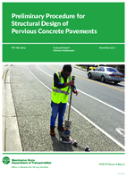Preliminary Procedure for Structural Design of Pervious Concrete Pavements