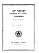 Low Visibility Airport Windrose Summaries