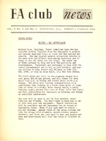 FA Club News JanuaryFebruary 1961