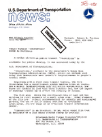 US Department of Transportation News Office of Public Affairs UMTA 7736 Public Transit Innovation Movie is Available