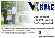 V2X Interoperability Help Desk Postcard