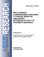 MultiSource Comprehensive Program to Assess Monitor and Report Retroreflectivity of Pavement Markings