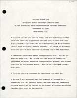 Talking Points for Associate Deputy Secretary Jennifer Dorn to the Commercial Space Transportation Advisory Committee