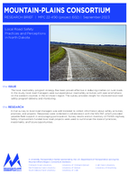 Local Road Safety Practices and Perceptions in North Dakota Research Brief