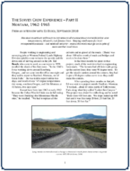 The Survey Crew Experience  Part II Montana 19621965