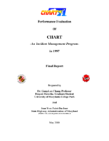 Performance evaluation of chart  an incident management program  in 1997