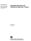 Integrated Propulsion and Controls for Rotorcraft  Phase 1