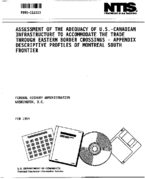 Assessment of the Adequacy of USCanadian Infrastructure to Accommodate Trade through Eastern Border Crossings Appendix 2 Montreal South Frontier
