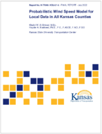 Probabilistic Wind Speed Model for Local Data in All Kansas Counties