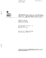 Identification and Testing of Countermeasures for Specific Alcohol Accident Types and Problems Volume 3 the Heavy Truck Alcohol Problem