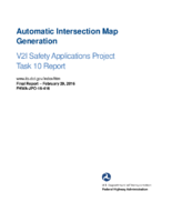 Automatic intersection map generation task 10 report