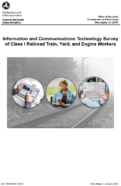 Information and Communications Technology Survey of Class I Railroad Train Yard and Engine Workers