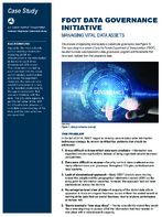 FDOT Data Governance Initiative Managing Vital Data Assets